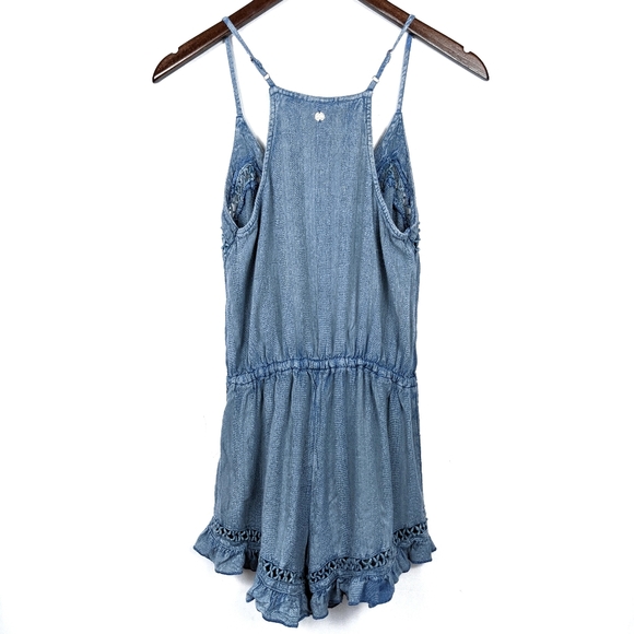 Rip Curl Las Dahlias Romper | Chambray - Picture 4 of 9